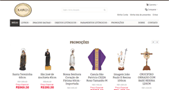 Desktop Screenshot of livrariakairos.com.br